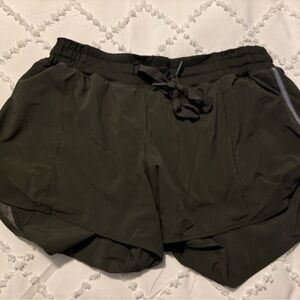 Lululemon Dark Green Athletic Shorts